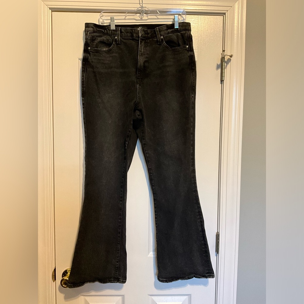 LuLaRoe Black Skinny Flare Jeans Sz 32. Worn Once!